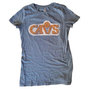Ladies Cleveland Cavaliers Cavs Adidas Throwback Retro T-Shirt